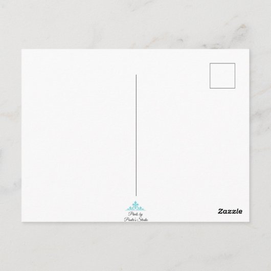 Yellow Flower- Blank Folded Greeting Card Briefkaart (Achterkant)