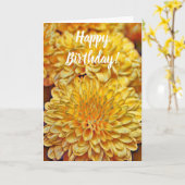 Yellow Flower Bright Floral Verjaardag Kaart (Gele Bloem)