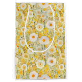 Yellow Flower Field Natuur Happy Fun Bloemen Medium Cadeauzakje