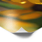 yellow flower foto afdruk (Hoek)