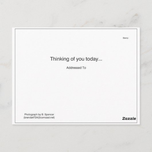 Yellow Flower Get Well Briefkaart (Achterkant)