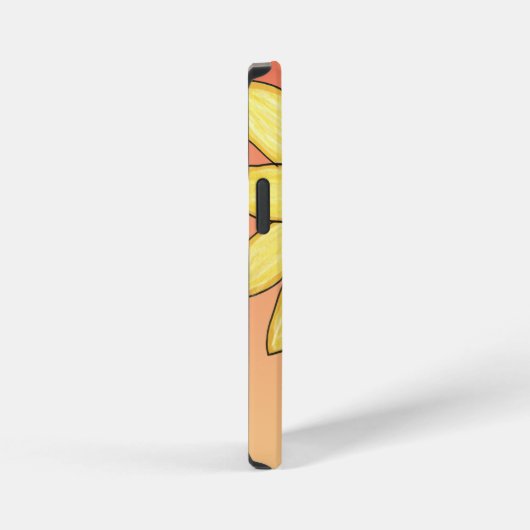 Yellow Flower iPhone Hoesje (Rechterkant)