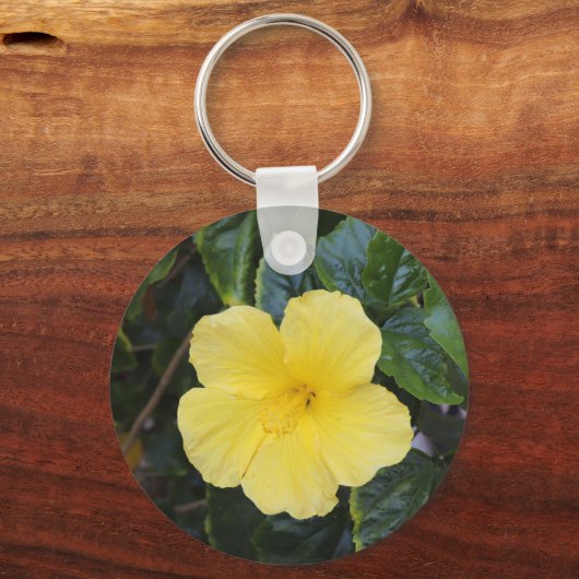 Yellow Flower Keychain (Achterkant)