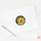 Yellow Flower Kleine Sticker (Envelop)