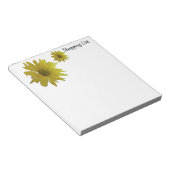Yellow Flower-laptop Notitieblok (Schuin)