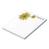 Yellow Flower-laptop Notitieblok (Linkerzijde)