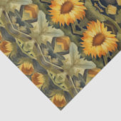 Yellow Flower mix patroon Tissuepapier (Detail)