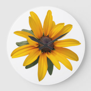 Yellow Flower Modern Simple Black Eyed Susan Grote Klok