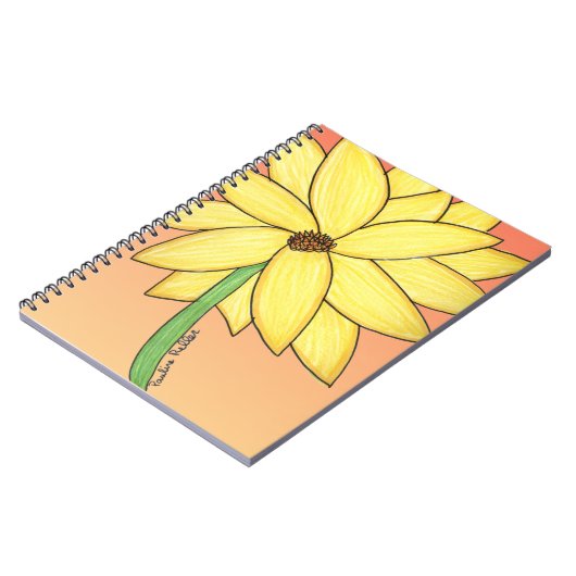 Yellow Flower Notitieboek (Linkerzijde)