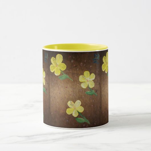 Yellow Flower Painting-mok Mok (Midden)