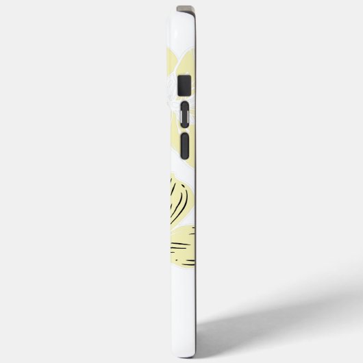 Yellow Flower Phone Case (Achterkant / Links)