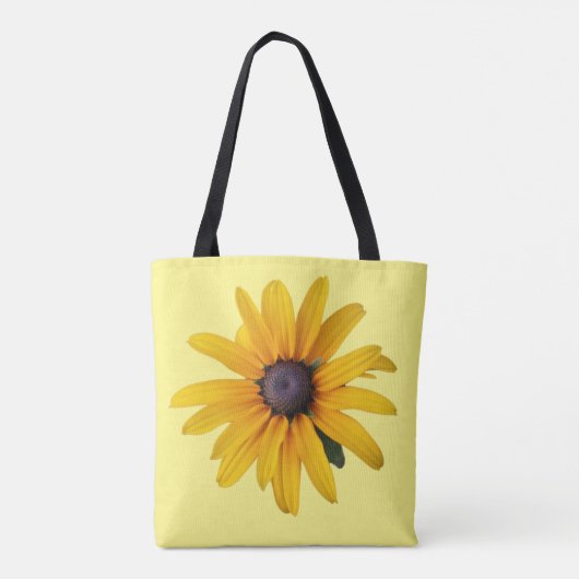 Yellow Flower Photo Canvas tas (Achterkant)