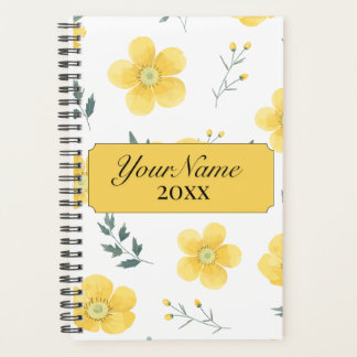 Yellow Flower Planner