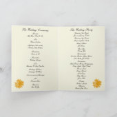 Yellow Flower Program Kaart (Binnen)