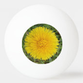 Yellow Flower Three Star Ping Pong Ball (Achterkant)