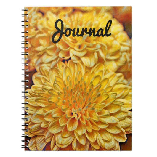 Yellow Flowers Art Journal-Notitieboek Notitieboek (Voorkant)