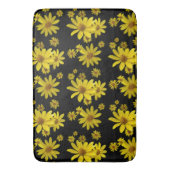 Yellow Flowers Badmat (Voorkant Verticaal)