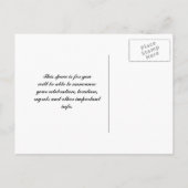 Yellow Flowers Bewaar de datum Briefkaart (Achterkant)