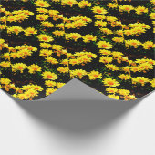 Yellow Flowers Cadeaupapier (Hoek)