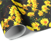 Yellow Flowers Cadeaupapier (Rol Hoek)