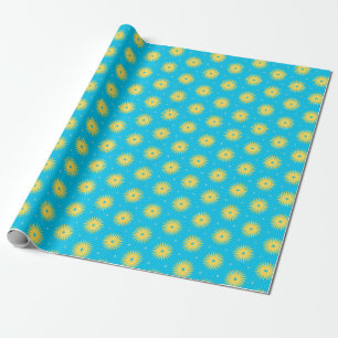 Yellow Flowers Cadeaupapier