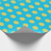 Yellow Flowers Cadeaupapier (Hoek)