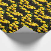 Yellow Flowers Cadeaupapier (Hoek)