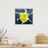 Yellow Flowers Daffodils Daffodil Flower Photo Poster (Keuken)