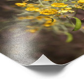 Yellow Flowers Foto afdrukken (Hoek)