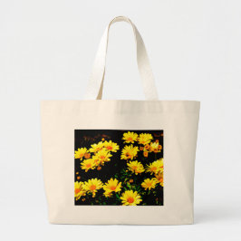 Yellow Flowers Grote Tote Bag