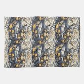 Yellow Flowers In The Valley Theedoek (Horizontaal)