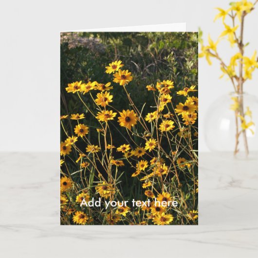 Yellow Flowers Kaart (Gele Bloem)