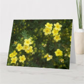 Yellow Flowers Kaart (Voorkant)