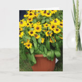 Yellow Flowers Kaart (Voorkant)