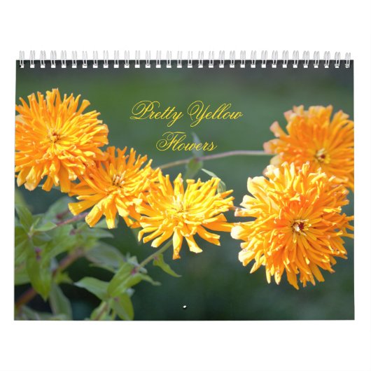 Yellow Flowers Kalender (Hoes)