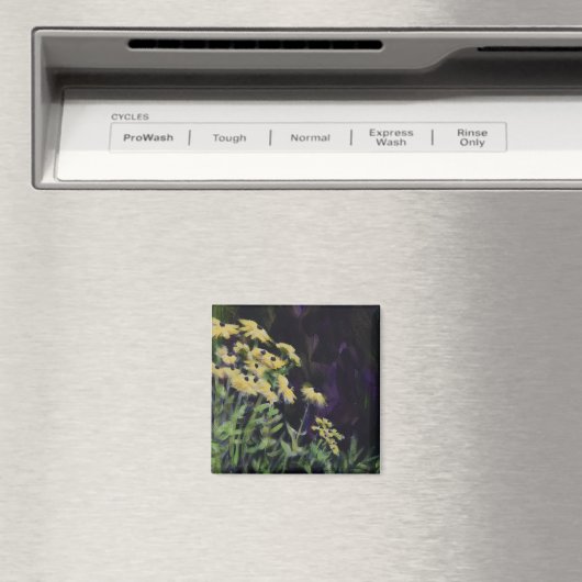 Yellow Flowers Magnet (Insitu (Vaatwasser))
