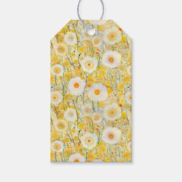 Yellow Flowers Natuur Happy Fun Bloemen Cadeaulabel