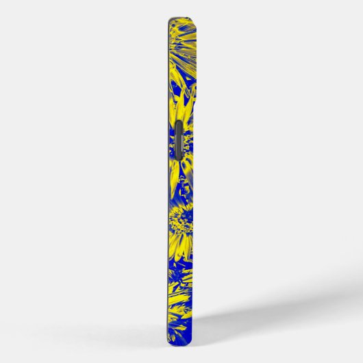 Yellow Flowers On Blue Case-Mate iPhone Case (Achterkant / Rechts)