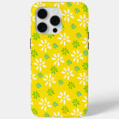 Yellow Flowers Pattern iPhone 15 Pro Max Hoesje (Achterkant)