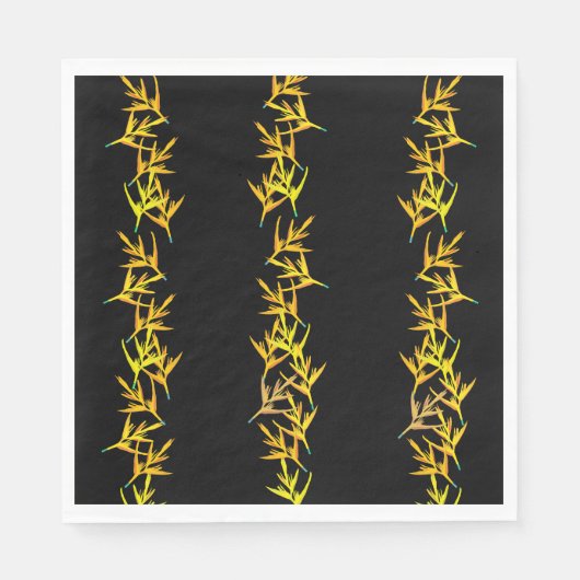 Yellow Flowers Servet (Voorkant)