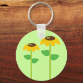 Yellow Flowers Sleutelhanger (Voorkant)