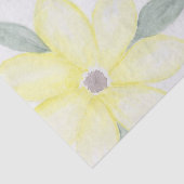 Yellow Flowers Tissuepapier (Detail)