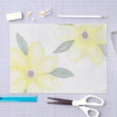 Yellow Flowers Tissuepapier (Craft)