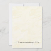 Yellow Flowers Waterverf Baby shower Uitnodiging (Achterkant)