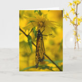 Yellow Flowers Wenskaart Kaart (Gele Bloem)