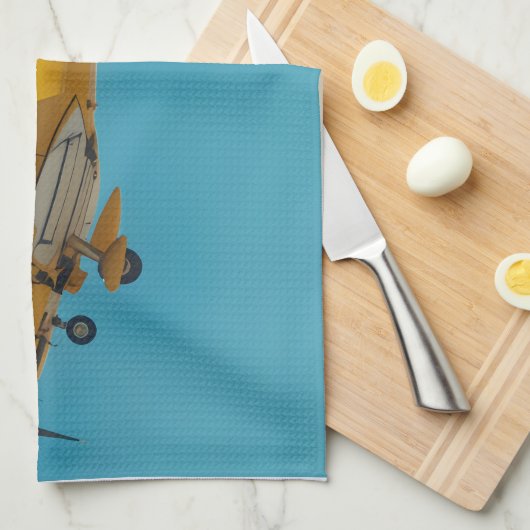 yellow flyer high theedoek (Quarter Fold)