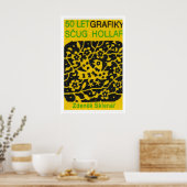 Yellow Folk Pattern - Matchbox Print - Czech Wall (Keuken)