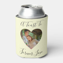 Yellow Forever Love Foto Hart Lijst Bruiloft