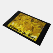 Yellow Forsythia Foto Welkom bij ons thuis Deurmat (Schuin)