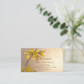 Yellow Forsythia Visitekaartje (Staand voorkant)